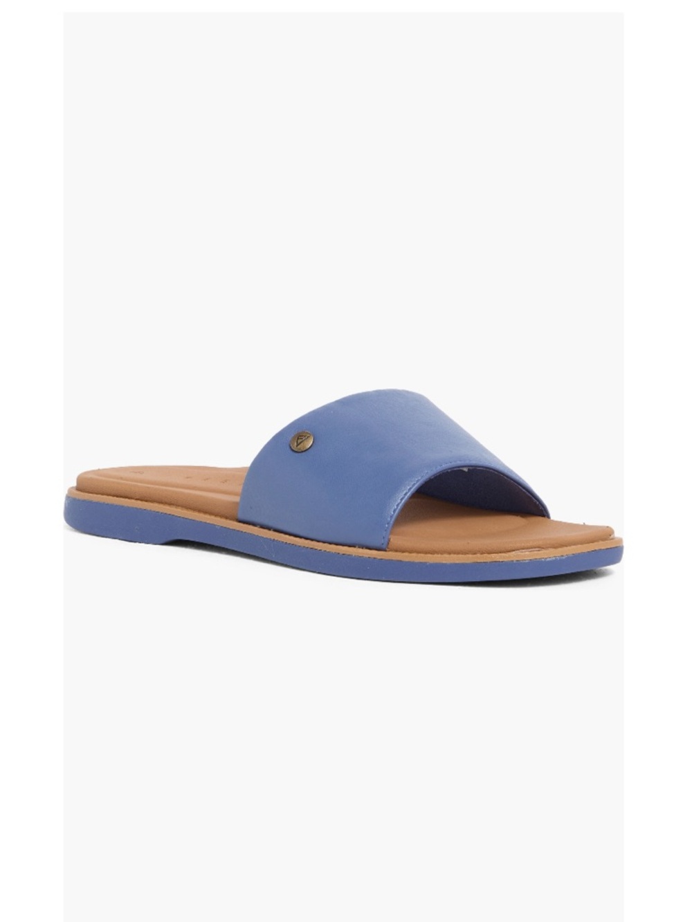 Reef Sunny Arrianah Sandals Navy Blue & Tan Women’s Size 8 Easy On NEW